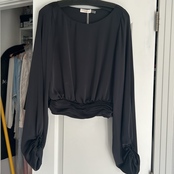 New BLACK Ramy Brook Vivian top - Picture 4 of 16